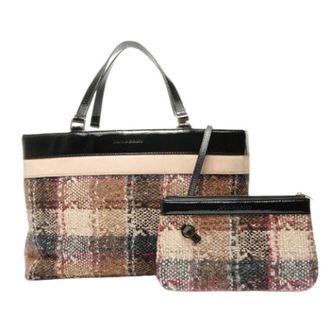 Burberry Pre-owned Tote Bags, female, Multicolor, Size: ONE SIZE Pre-owned Vintage Tote Bag