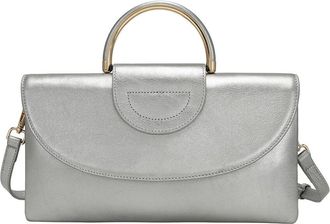 Tiffany & Fred Tiffany And Fred Paris Metallic Leather Top Handle Clutch