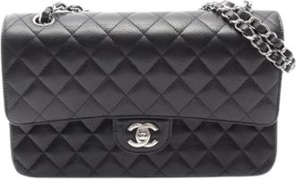 Chanel Pre-owned Vintage Schoudertas - unisex - Vintage Schoudertas - Zwart - ONE Size - Leer - Vintage
