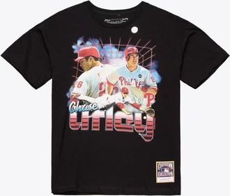 Mitchell & Ness Mens Mitchell & Ness Chase Utley Black Philadelphia Phillies Legendary Collage Player T-Shirt at Nordstrom, Size X-Large
