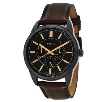 Fossil Pearson Multifunction Quartz Black Dial Mens Watch FS6138