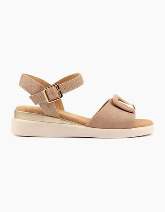 Lunar Womens Lunar Jessika Sandal JLW005 in nude - Pink - Size: 3
