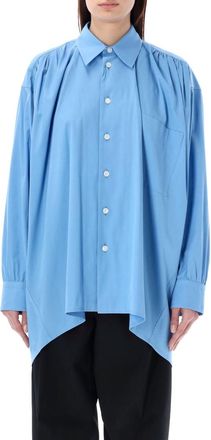 Bottega Veneta Blue Compact Cotton Shirt