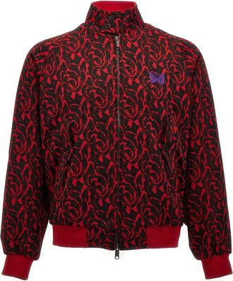Baracuta Mens Jacquard Needles Bomber Jacket