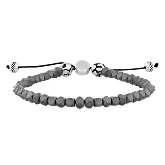 Robert Alton Mens Stainless Steel Bolo Bracelet