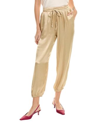 Nation Ltd Del Rey Dressed Lounge Pant In Toasted Marshmellow