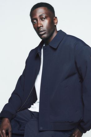 Alo | Duality Bomber Jacket in Navy, Size: Medium