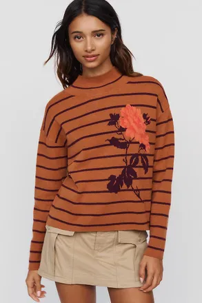 Maeve Carys Mock-Neck Sweater by Maeve