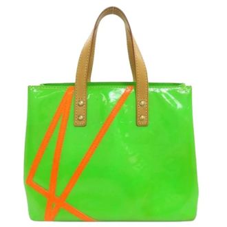 Louis Vuitton Pre-owned Tote Bags, female, Green, Size: ONE SIZE Pre-owned Vernis Handbag