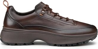Santoni Easy Bounce Mountain Sneaker - Heren - Schoenen - Bruin - Maat: 42 EU