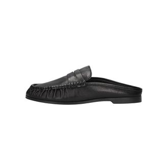 Notre-V Loafer Mule - Dames - Schoenen - Zwart - Maat: 43 EU Linnen
