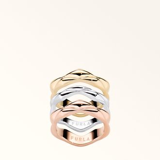 Furla Mionido Anello Color Oro Oro Metallo Donna