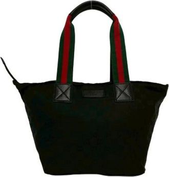 Gucci Pre-owned Tote Bags, female, Black, Size: ONE SIZE Pre-owned Vintage Tote Bag