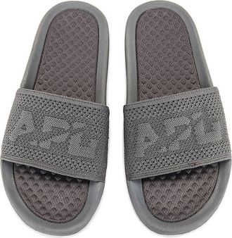 Athletic Propulsion Labs Womens Big Logo Techloom Slide In Cosmic Grey