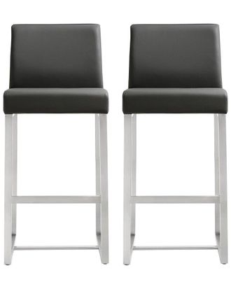 TOV Furniture Tov Furniture Set Of 2 Denmark Counter Stools