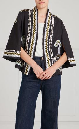 Temperley London Avalon Jacket in Black at Nordstrom, Size 10