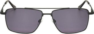 Hackett Mens Black Aviator Sunglasses HEKS1206