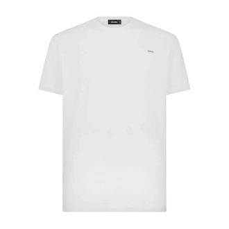 Dsquared2 T-Shirts, male, White, S, Classic White T-Shirts and Polos