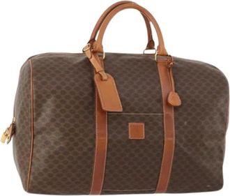 Celine Pre-owned Weekend Bags, female, Brown, Size: ONE SIZE Pre-owned Vintage Boston Bag