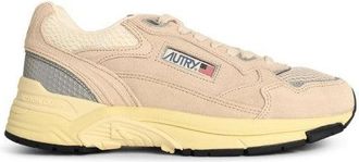 Autry Hyperway Low Sandand Silver Mesh Sneakers