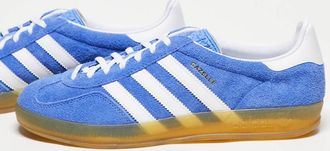 adidas Originals Adidas Originals - Gazelle Indoor - Sneakers azzurre con suola in gomma-Blu