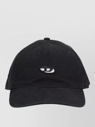 Diesel logo baseball hat curved brim eyelets