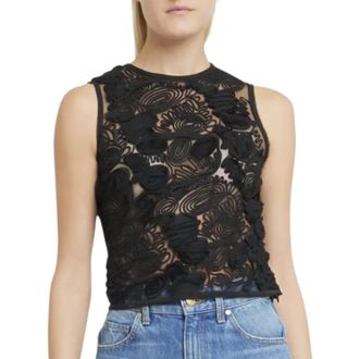 Ulla Johnson Womens Carmen Top In Noir