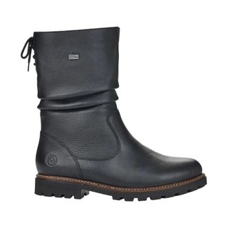 Remonte Schoenen, Dames, Zwart, 38 EU, Zwarte Casual Enkellaarsjes voor Dames