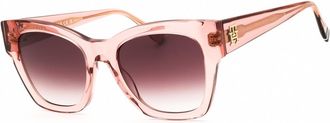 Tommy Hilfiger Pink Shaded Butterfly Ladies Sunglasses TH 2156/S 035J/3X 52