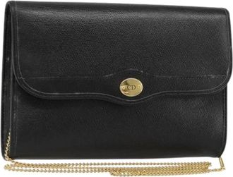 Dior Pre-owned Vintage Shoulder Bag - Dames - Vintage Schoudertas - Zwart - ONE Size - Leer - Vintage