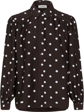 Soaked In Luxury Camisa - Blouses & Shirts - Mujer - Marr&oacute;n - M