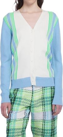 Anna Sui Amalfi Knits Cardigan in Baby Blue Multi at Nordstrom, Size X-Small