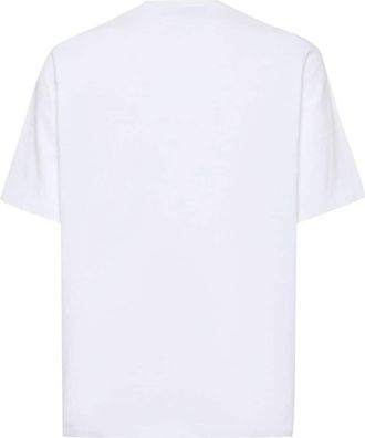 Dsquared2 Mens Cotton Crew-neck T-shirt - White - Size X-Large