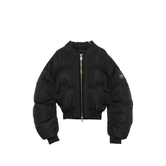 Elisabetta Franchi Cropped Puffer Jacket