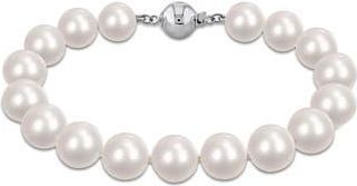 Delmar 9-10mm Cultured Freshwater Pearl Bracelet in White/Metallic Silver at Nordstrom Rack