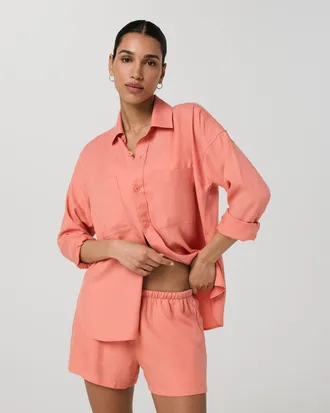 Vuori Clothing Trestles Twill Button Up | Sun Stone | XS, Size Extra Small