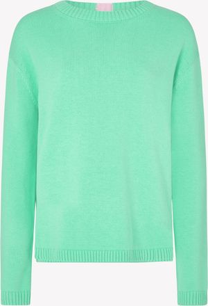Serena Bute Cashmere Blend Relaxed Fit Jumper - Menthol Green