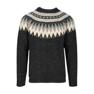 Howlin Magician In The Mountain Jumper - male - Howlin - Round-neck Knitwear - Gray - S - Knitwear