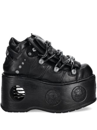 New Rock 110mm platform sneakers - Black