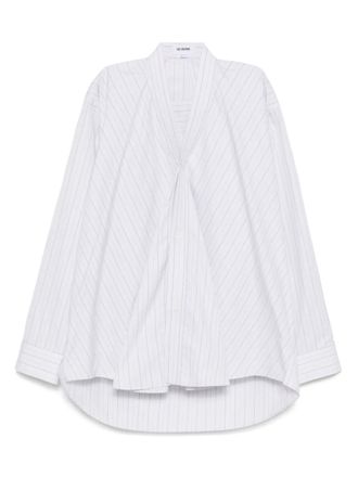 Hed Mayner Camicia a righe - Bianco
