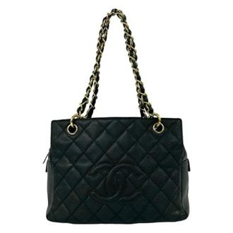 Chanel Pre-owned Vintage Schoudertas - Dames - Pre-owned - Zwart - Maat: ONE Size Leer