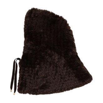 Pinko Pinko, Accessoires, Dames, Bruin, ONE Size, Katoen, Hood
