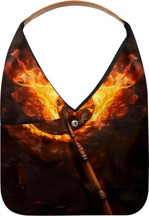 Generic Cool Fire Darts Board Reusable Lightweight Grocery Bags - Foldable Into Compact Pouch, Washable & Sturdy, Multipurpose for Shopping and Travel