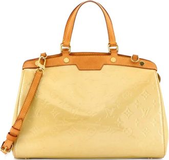 Louis Vuitton Brea Handbag Monogram Vernis MM satchel - Geel