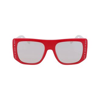 Liu Jo Sunglasses, female, Pink, Size: ONE SIZE Fuchsia Injected Sunglasses