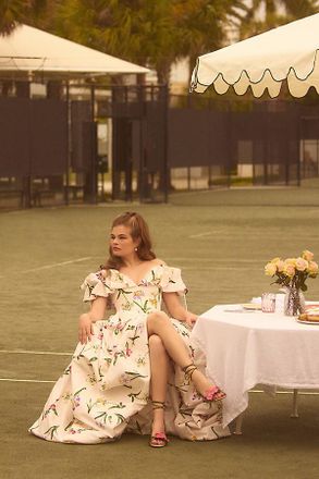 LEO LIN Maxime Off-The-Shoulder Voluminous Gown