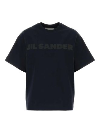 Jil Sander Katoenen T-shirt - Blauw