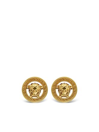 Versace Golden Medusa Stud Earrings