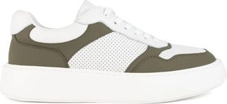 Sergio Moretti Trainers Leisure - Heren - Sneakers - Groen - 43 EU - Leer - Schoenen