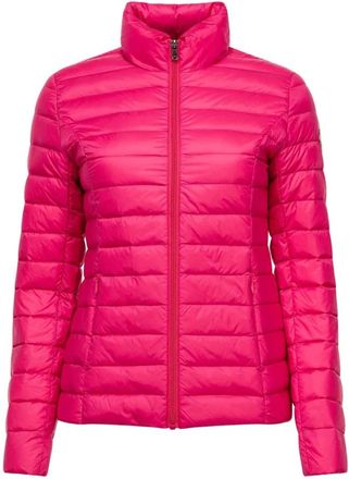 Jott Lichte Aansluitende Donsjas - Rozen - Dames - Winterjassen - Roze - XS - Leer - Jassen
